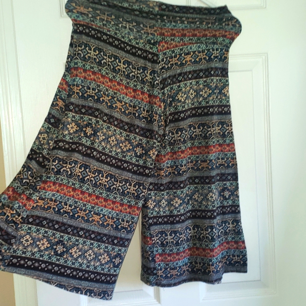 Boho Wide leg capris